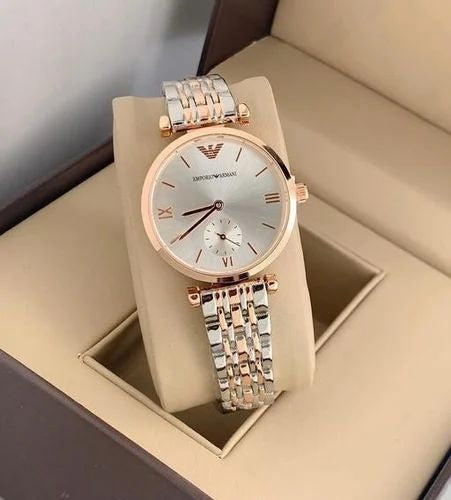 MRA Silver Copper Chain Grey Dial Ladies Watch 987455