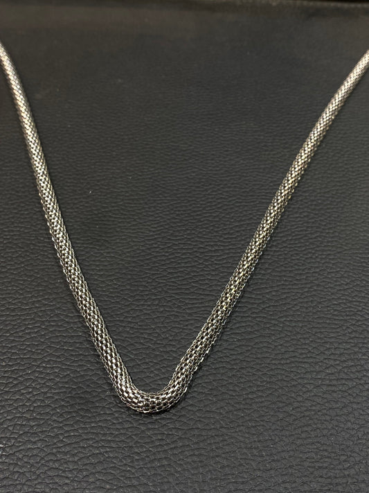 Silver Neck Chain For Men 987320
