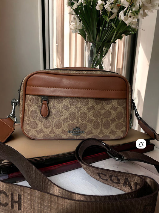 AOC Apricot Tan Colour Side Sling Bag 987215