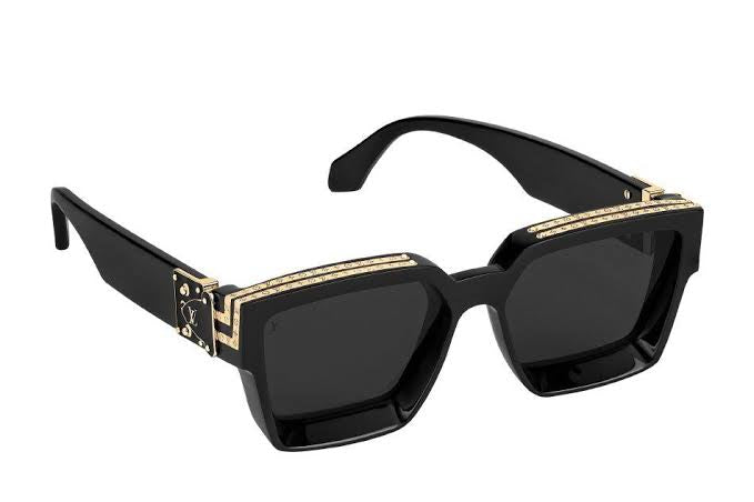 Uol Black Frame Black Shade Premium Quality Unisex Sunglass M96006WN CE 56 17 9F1