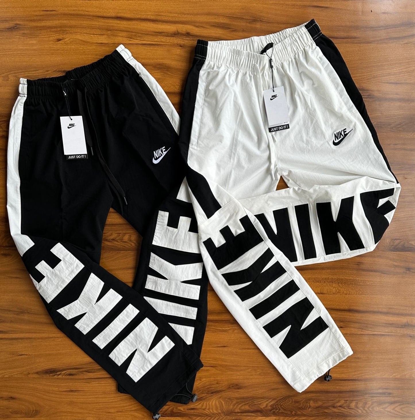 KIN White Colour Kin Patchwork Straight Fit Lower 40732