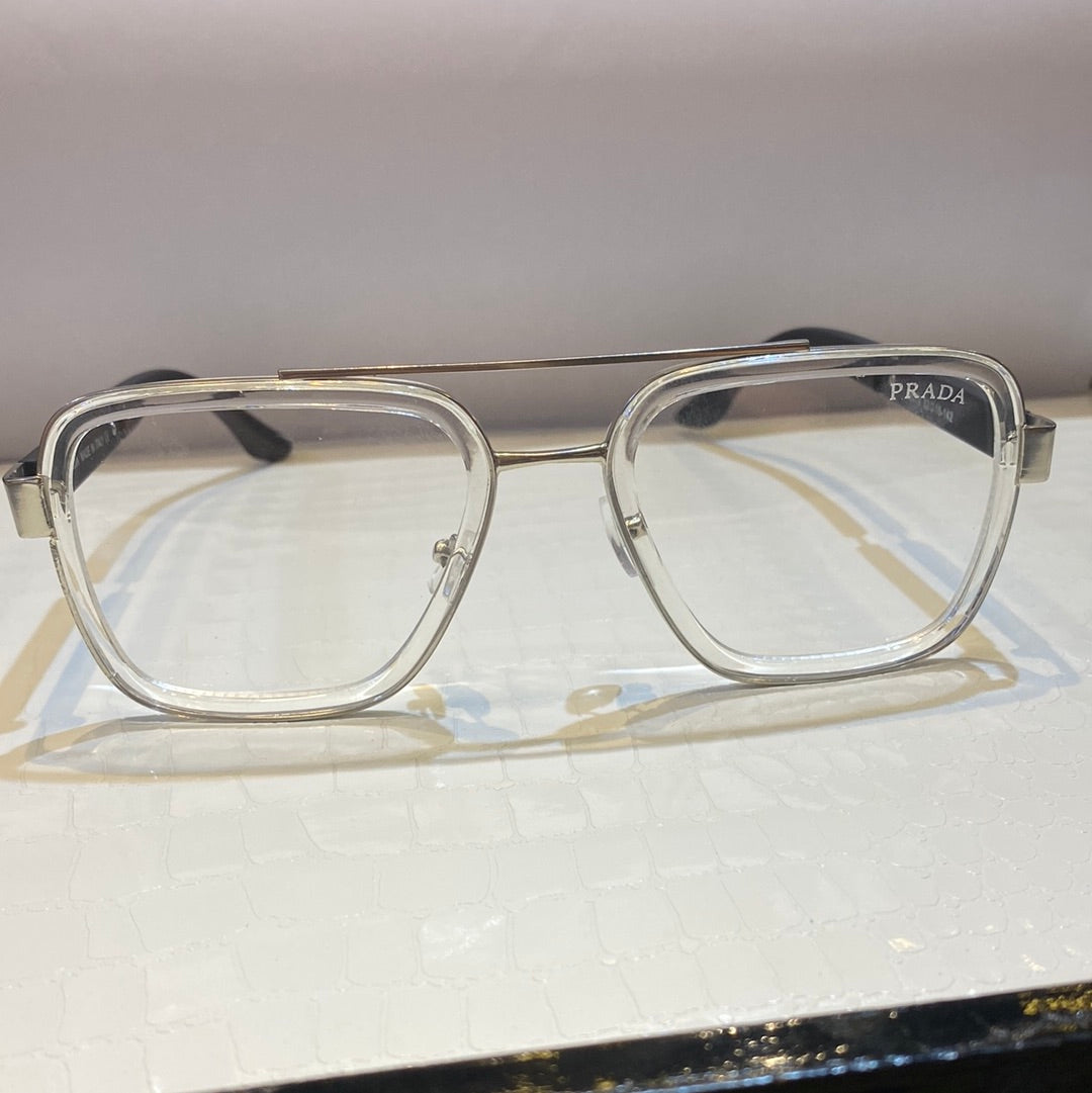 ARP Transperent Frame Trancy Shade Unisex Sunglasses 88079 52 16-142