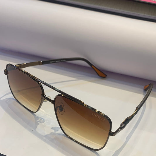 Cug Brown Frame Brown Shade Unisex Sunglasses 22315 59 14 145