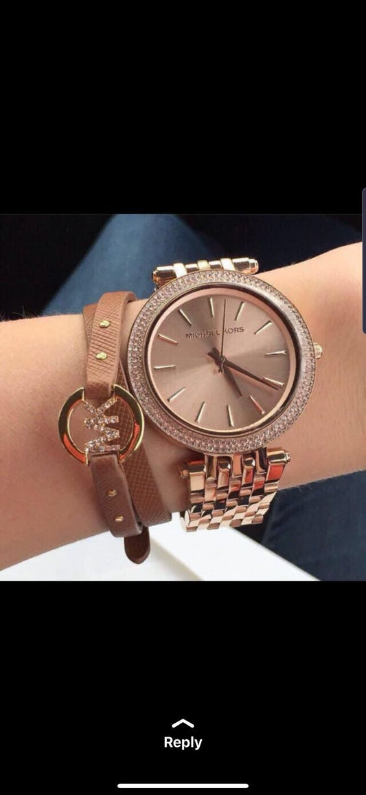 Cim Copper Chain Copper Dial Ladies Watch 901537