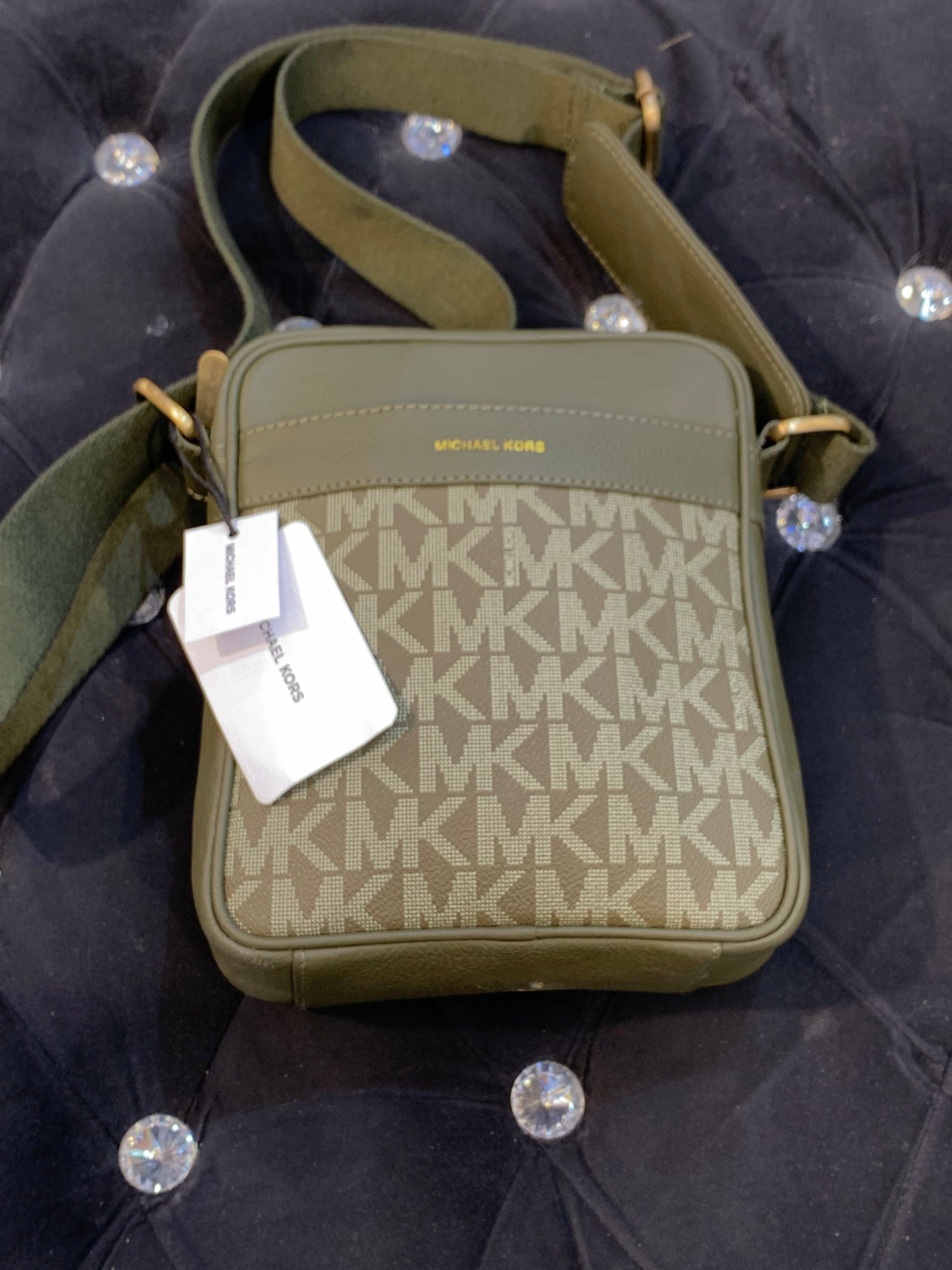 CIM Olive Green Colour Side Bag 38450