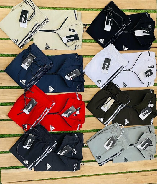 IDA Grey Colour Full Sleeve With White Strips Tracksuits For Unisex 12593