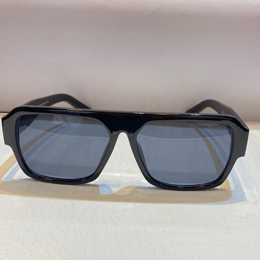 Arp Black Frame Black Shade Unisex Sunglasses 22Y 56 16 140