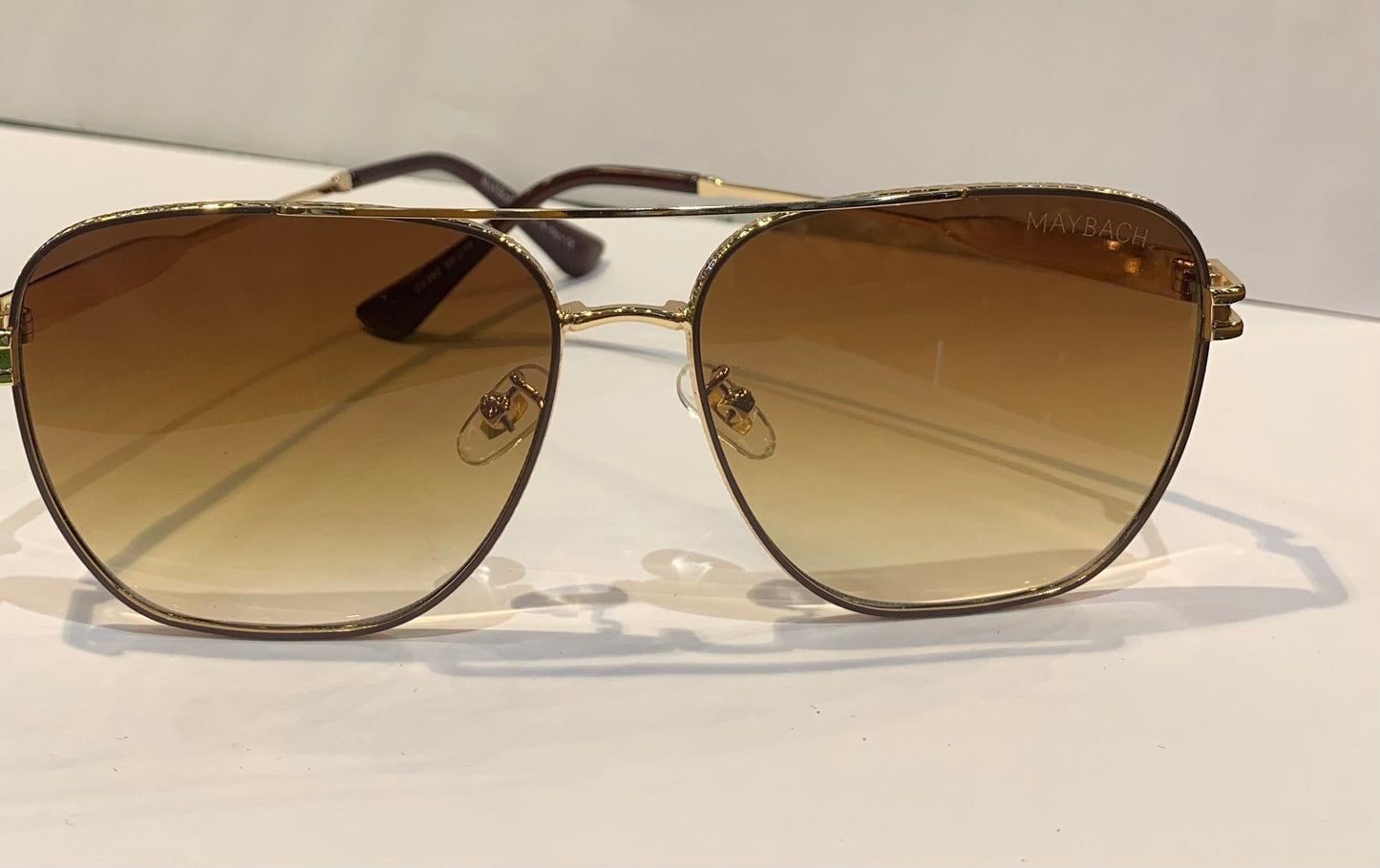 YAM Copper Frame Brown Shade Unisex Sunglasses 22392 59 14 140