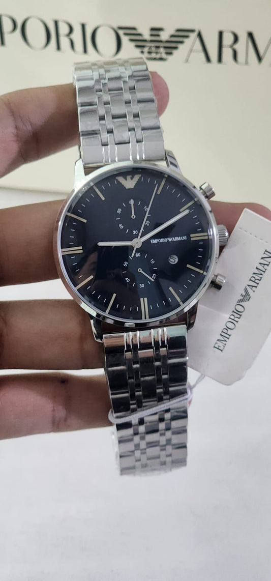 Mra Silver Chain Blue Dial Og Quality Men Watch 901722