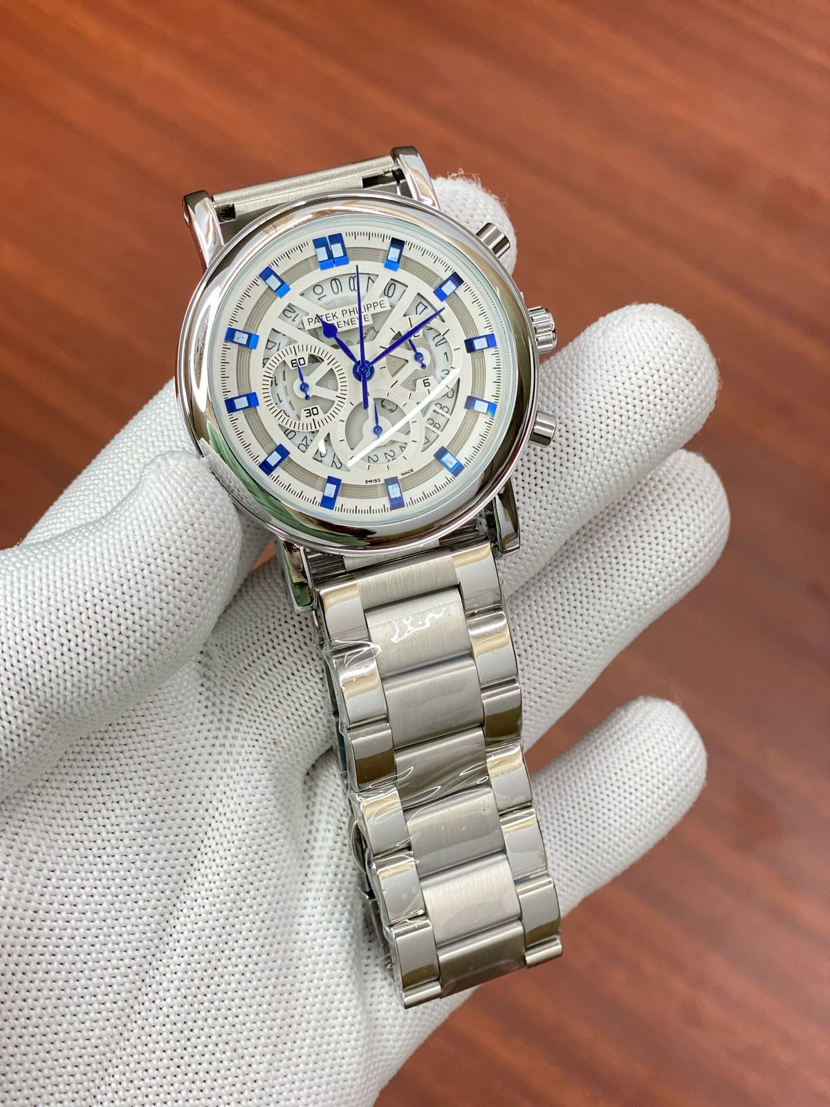 TAP Silver Chain Silver Ring White Dial Men Watch 987775