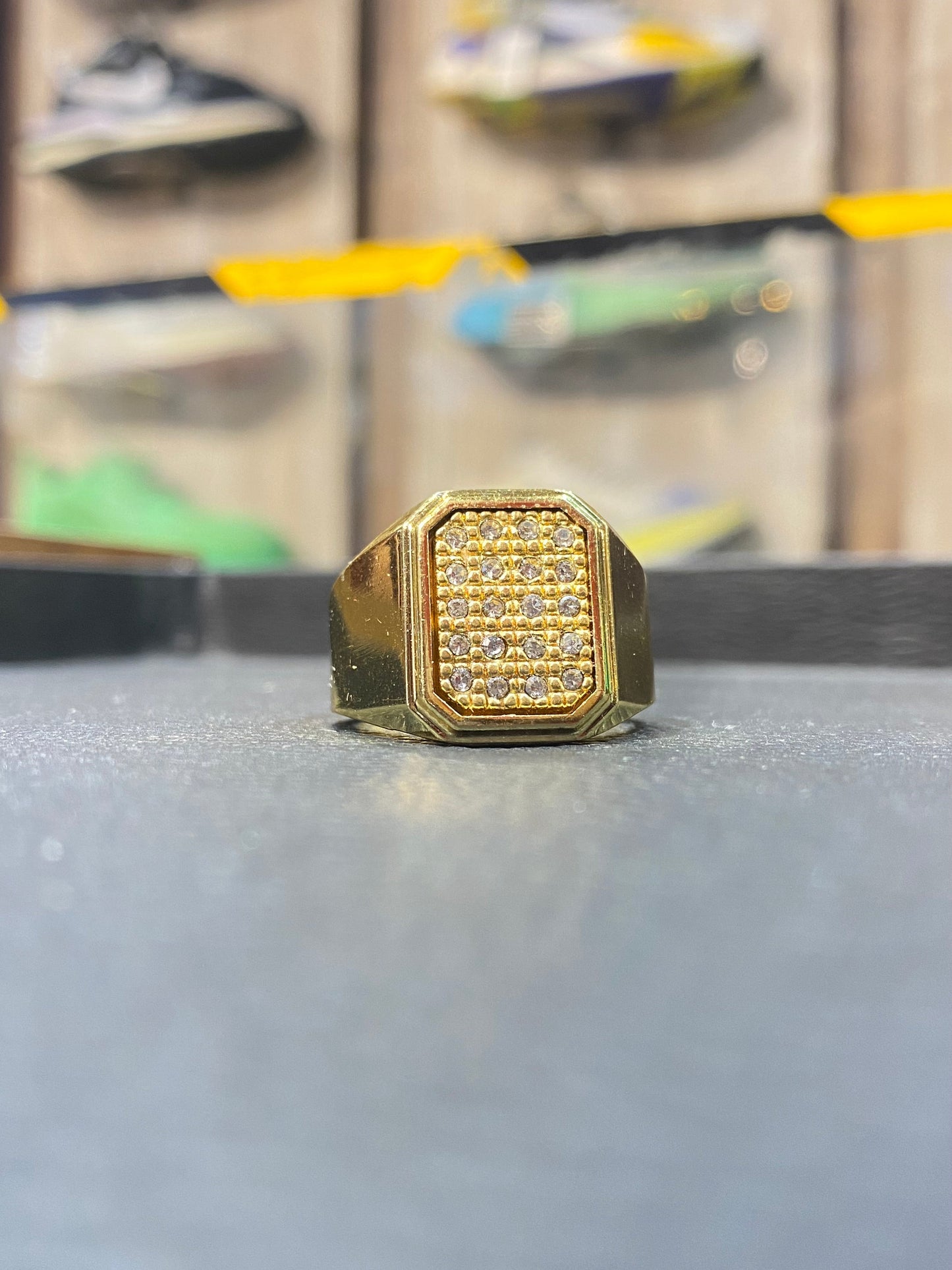 Gold Diamond Ring 987309