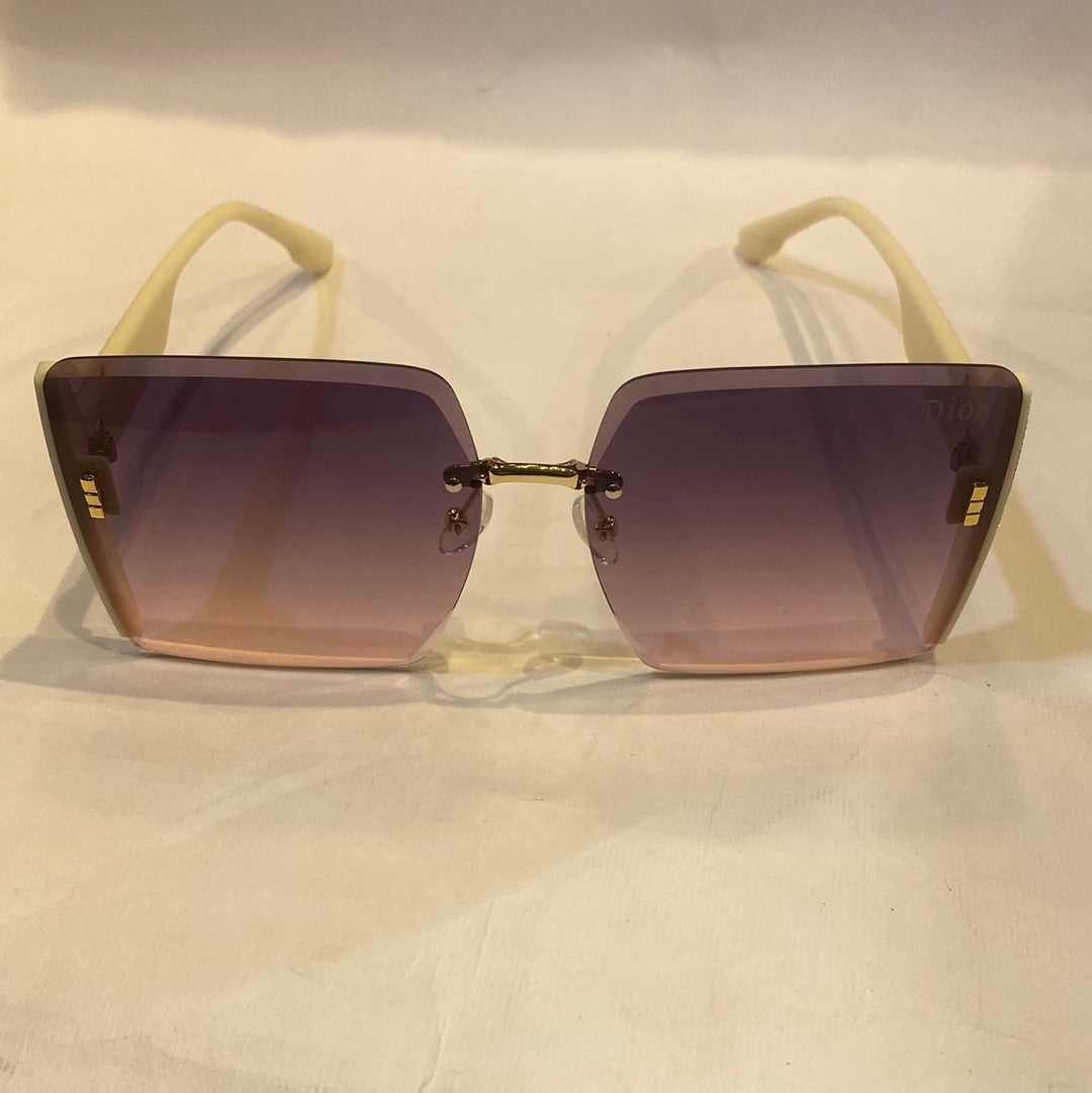 OID Frameless Pink Shade Sunglass