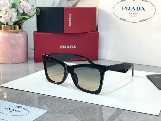 Arp Black Frame Black Brown Shade Unisex Sunglasses 992 52 18-141