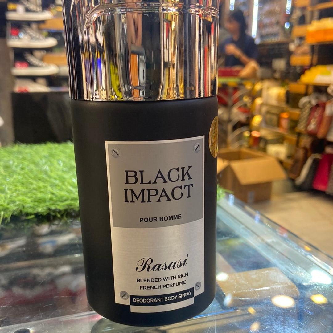 Black Impact Pour Homme Rasasi Deo