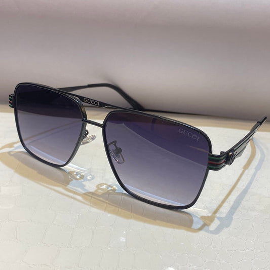 Cug Black Frame Trancy Blue Shade Unisex Sunglasses 2021 54 17-140 C1