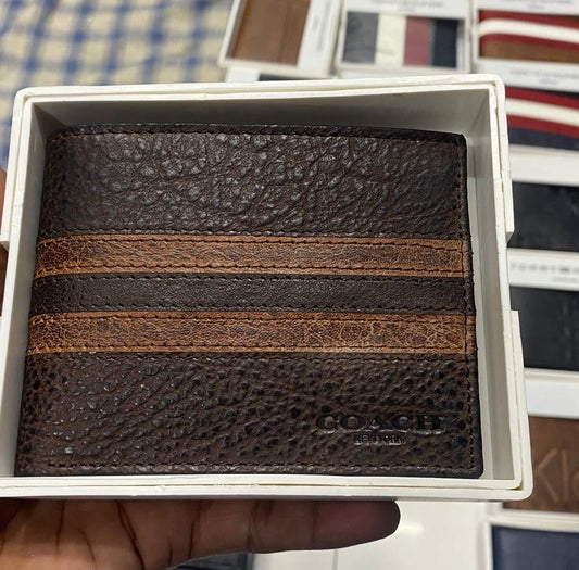 Aoc Multi Colour Genuine Leather Wallet  800556