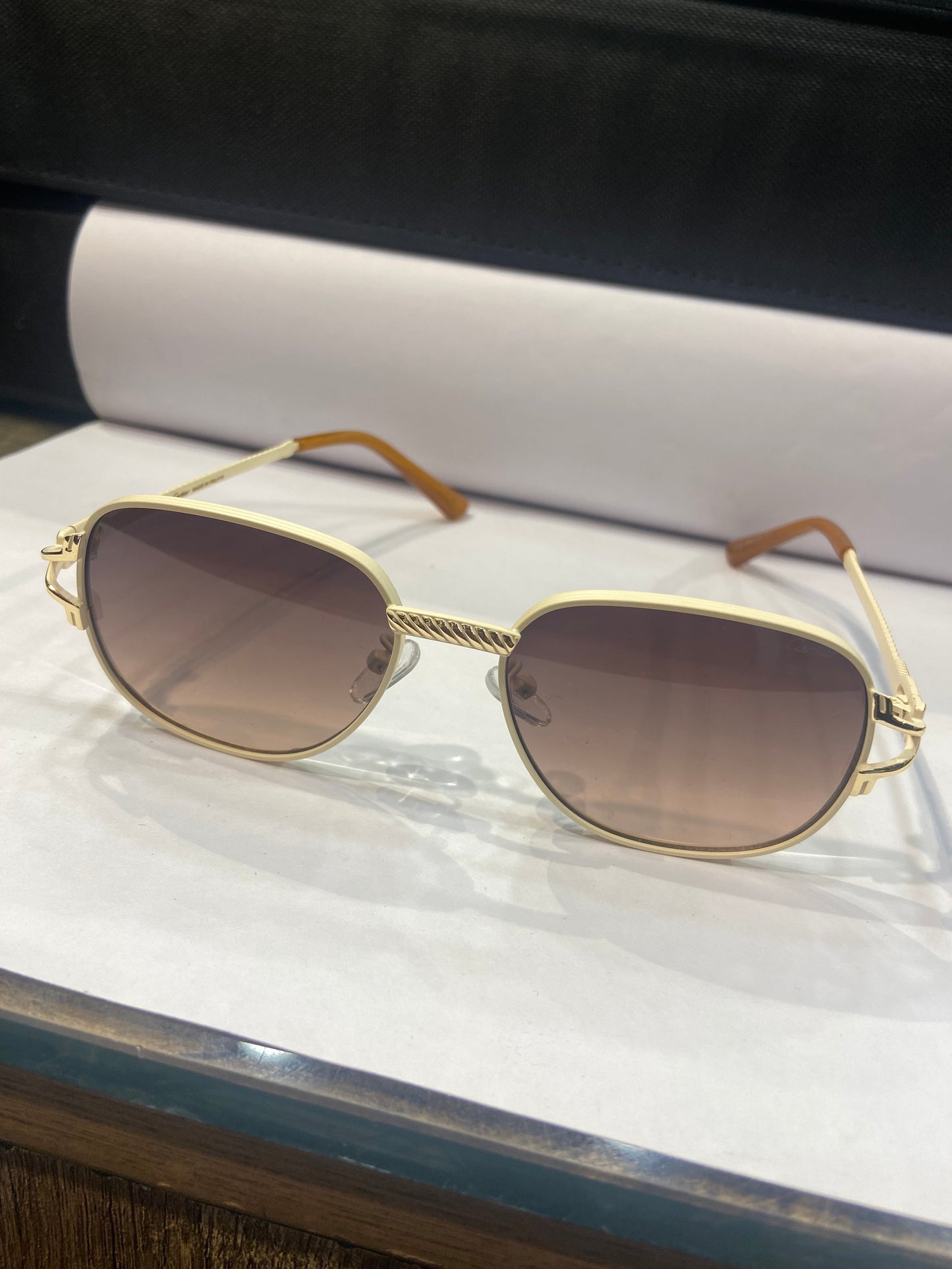 Rac Off White Frame Brown Shade Unisex sunglasses 2538 50 25 143