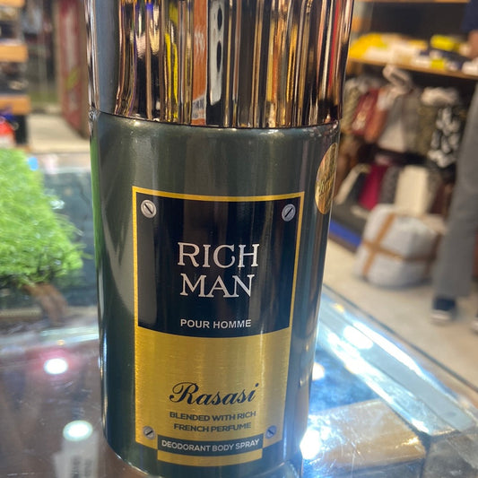 Rich Man Pour Homme Rasasi Deo
