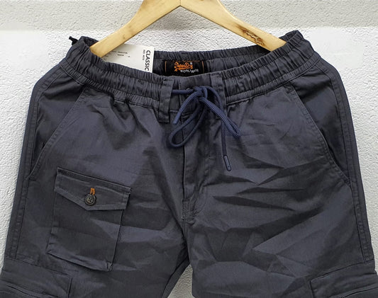 SUP PUS Black Colour With Multiple Pocket Jogger Cargo 131020