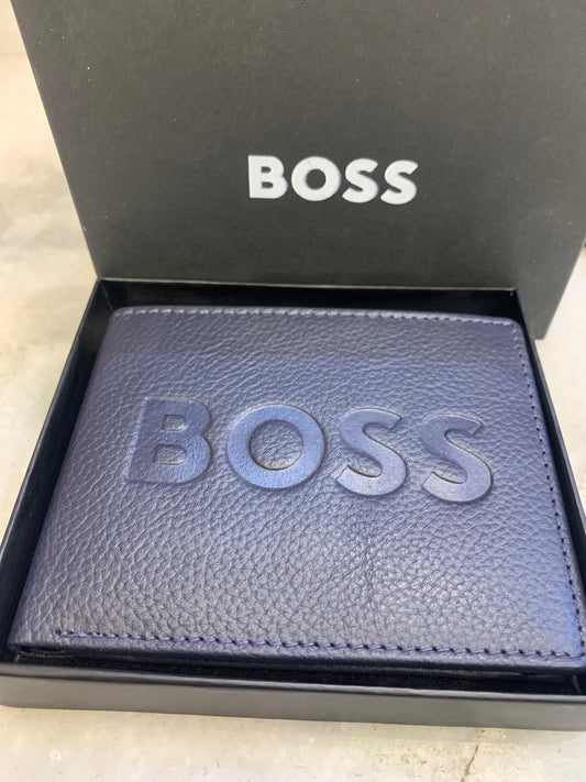 Sob Blue Colour Leather Men Wallet 09445