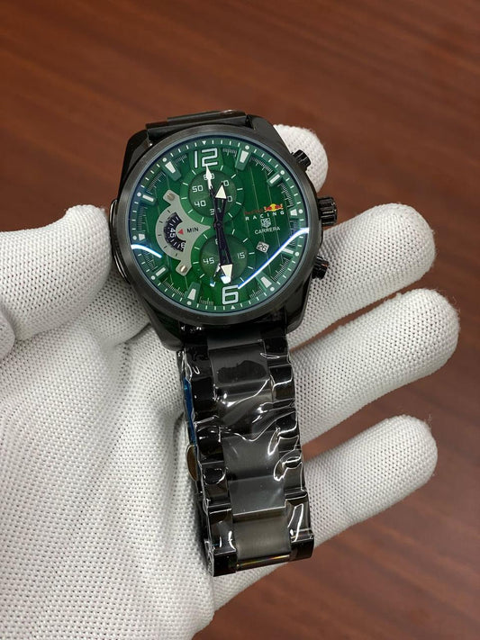 Gat Black Chain Green Dial Men Watch 880036