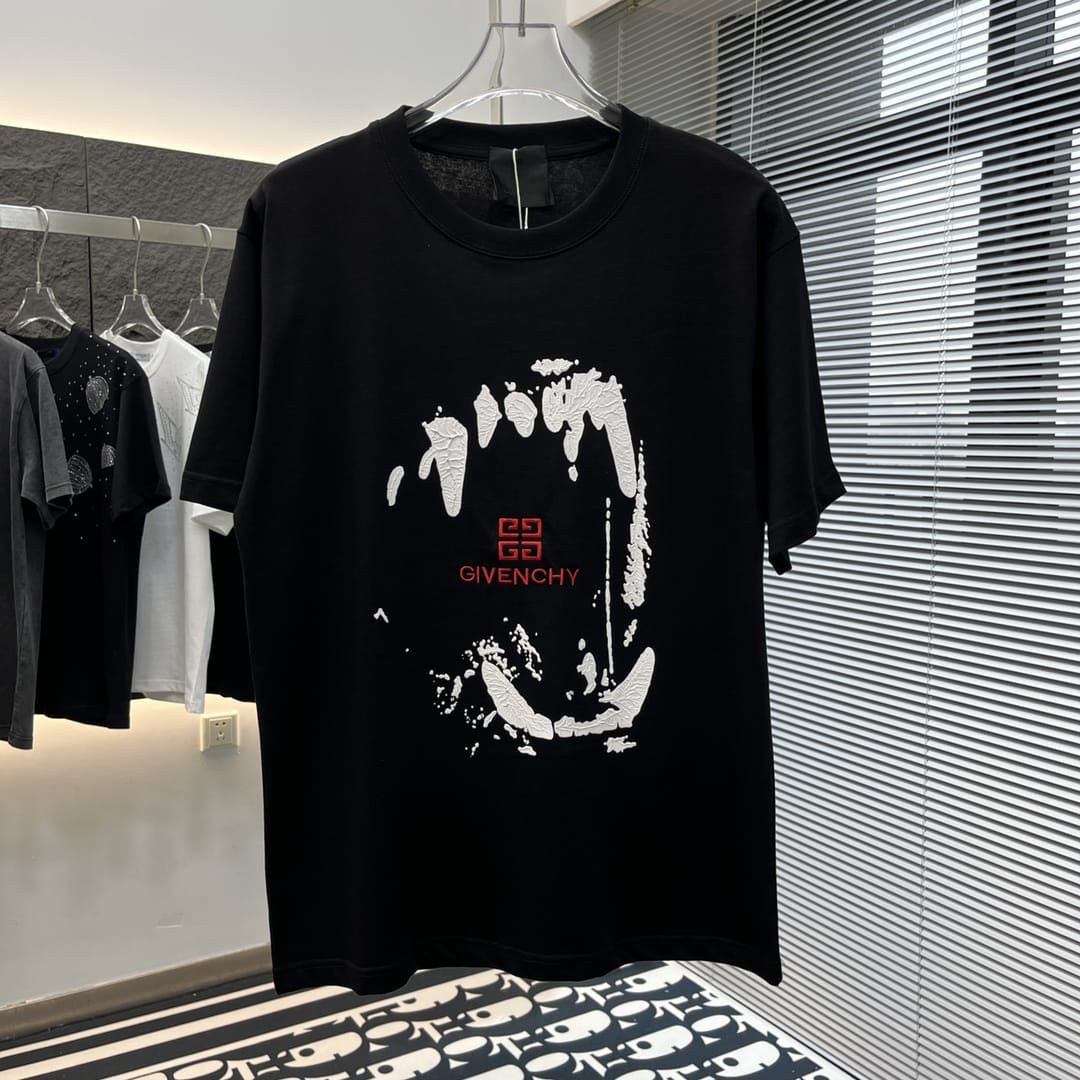 VIG Black Colour With VIG Print Premium Quality Heavy Cotton Fabric Tshirt 8016