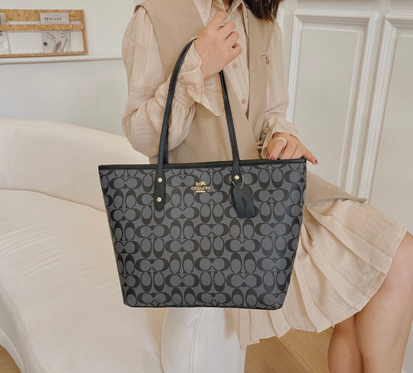 AOC Black Grey Colour Tote Bag 553984