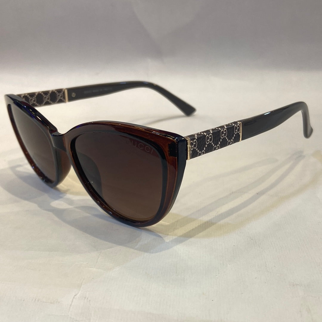 CUG Brown Frame Brown Shade Sunglass W9080 54 18-143