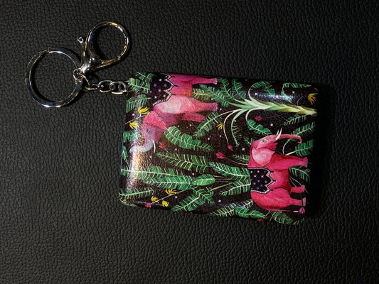 Black Green Pink Colour Mirror 987674