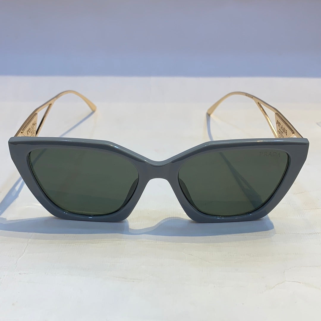 ARP Grey Frame Golden Stick Green Shade Sunglass 8286 53 15-149