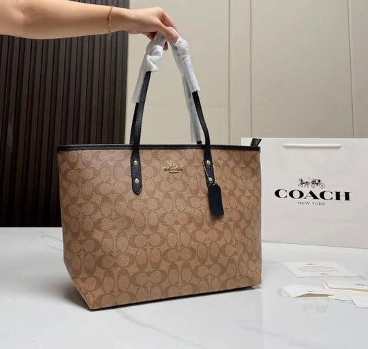 AOC Apricot Black Colour Tote Bag 553981