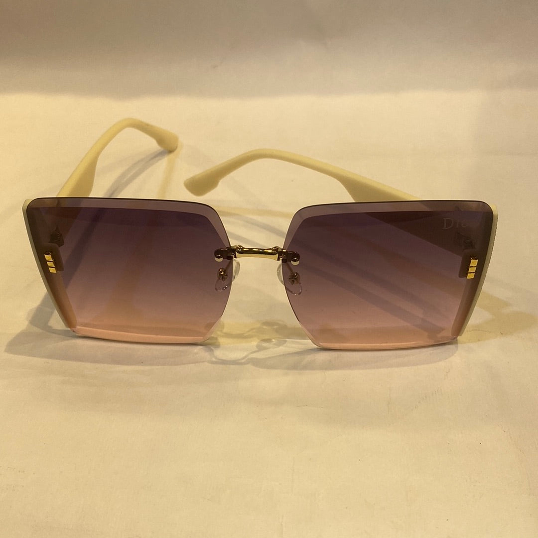 OID Frameless Pink Shade Sunglass