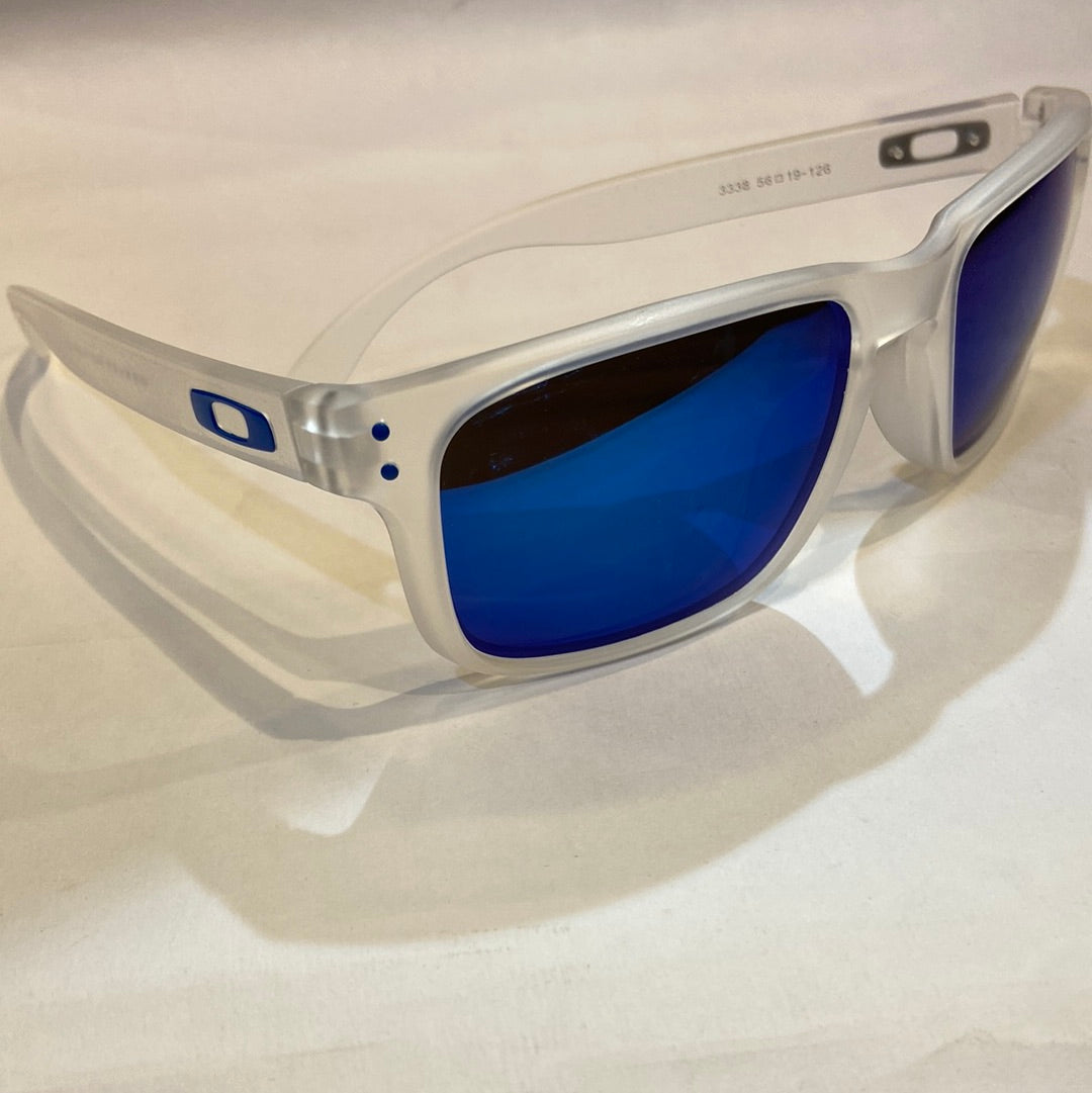KAO Transparent Blue Reflector Shade Sunglass 3338 56 19-126