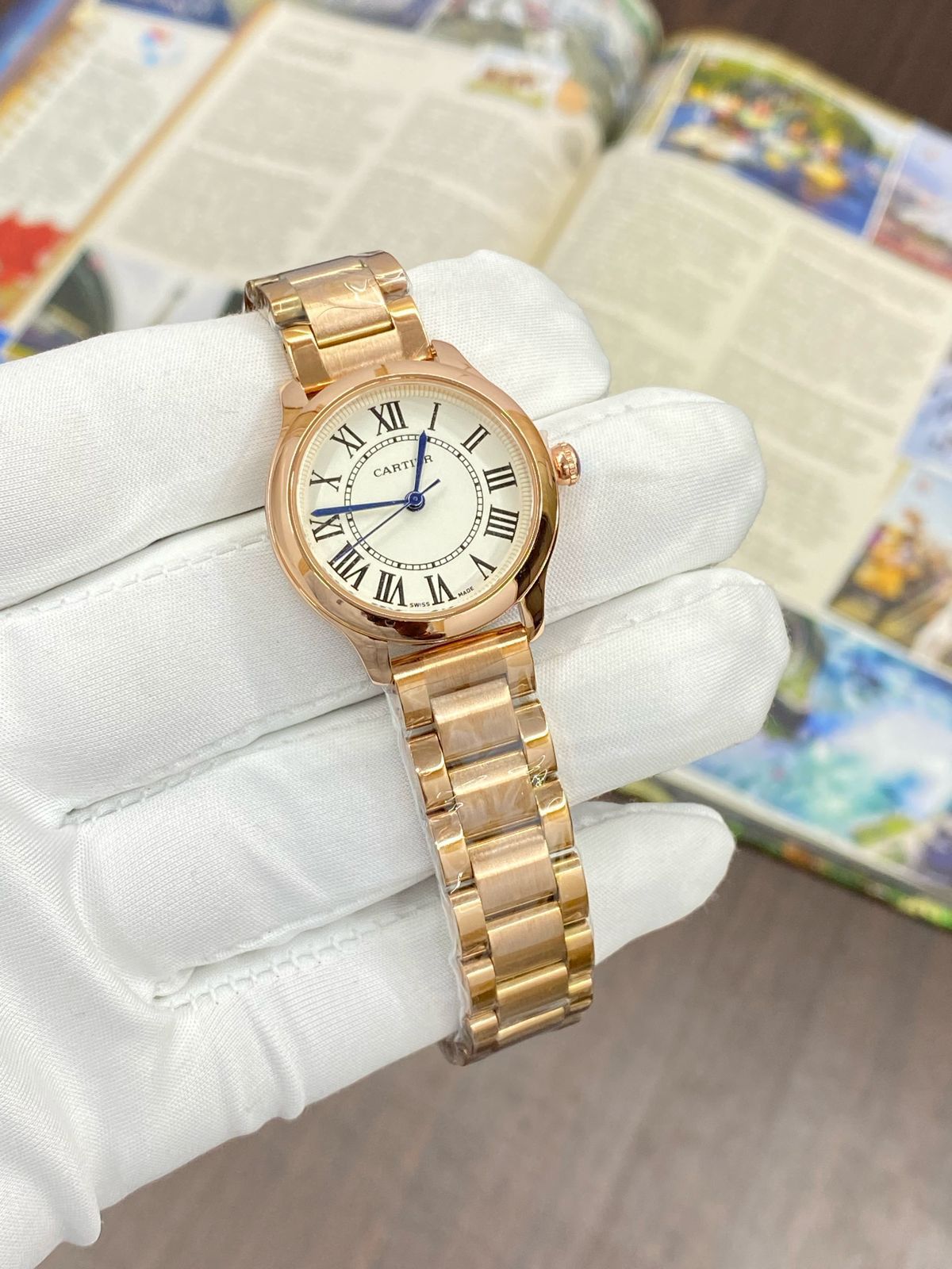 Rac Copper Chain White Dial Ladies Watch 901795