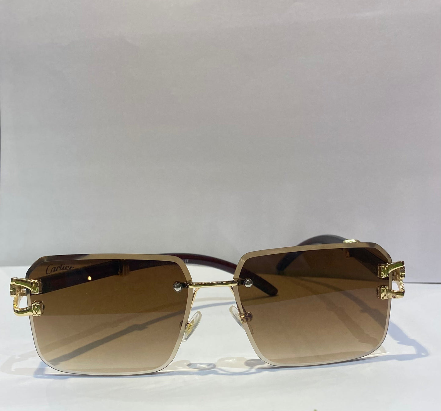 RAC Brown Gold Brown Shade Unisex Sunglasses