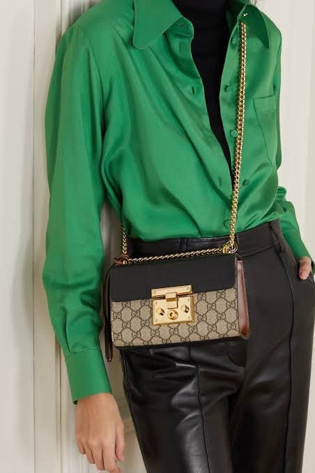 Cug Black Cream Colour Ladies Sling Bag 86733
