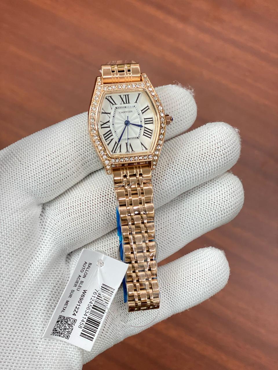 Rec Copper Chain White Dial Ladies Watch 987810