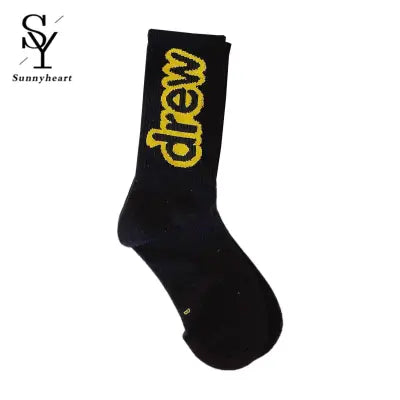 ERD Black Yellow Colour Imported Unisex Socks 987726