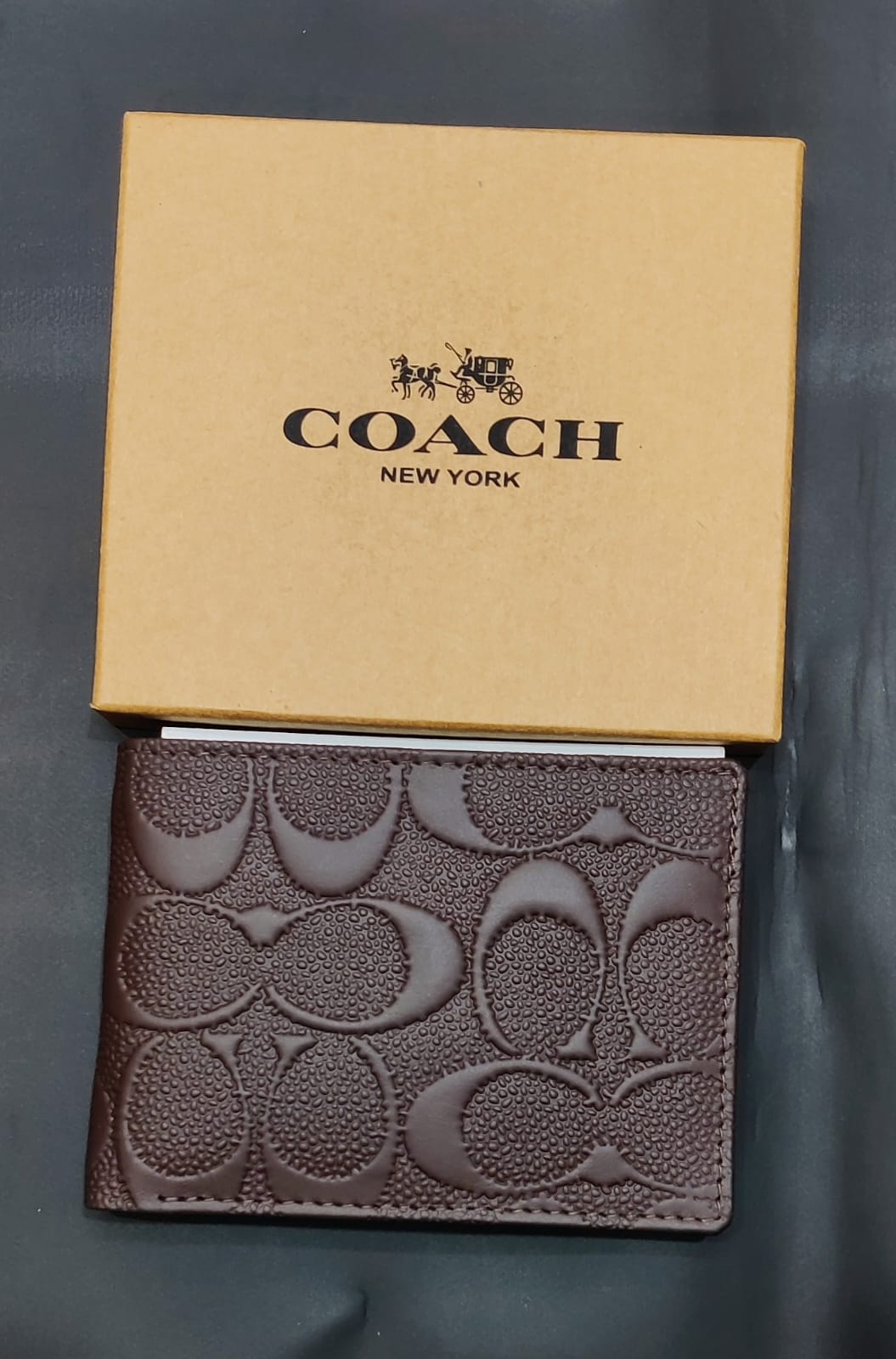 Aoc Black Green Brown Navy Leather Men Wallet 0701