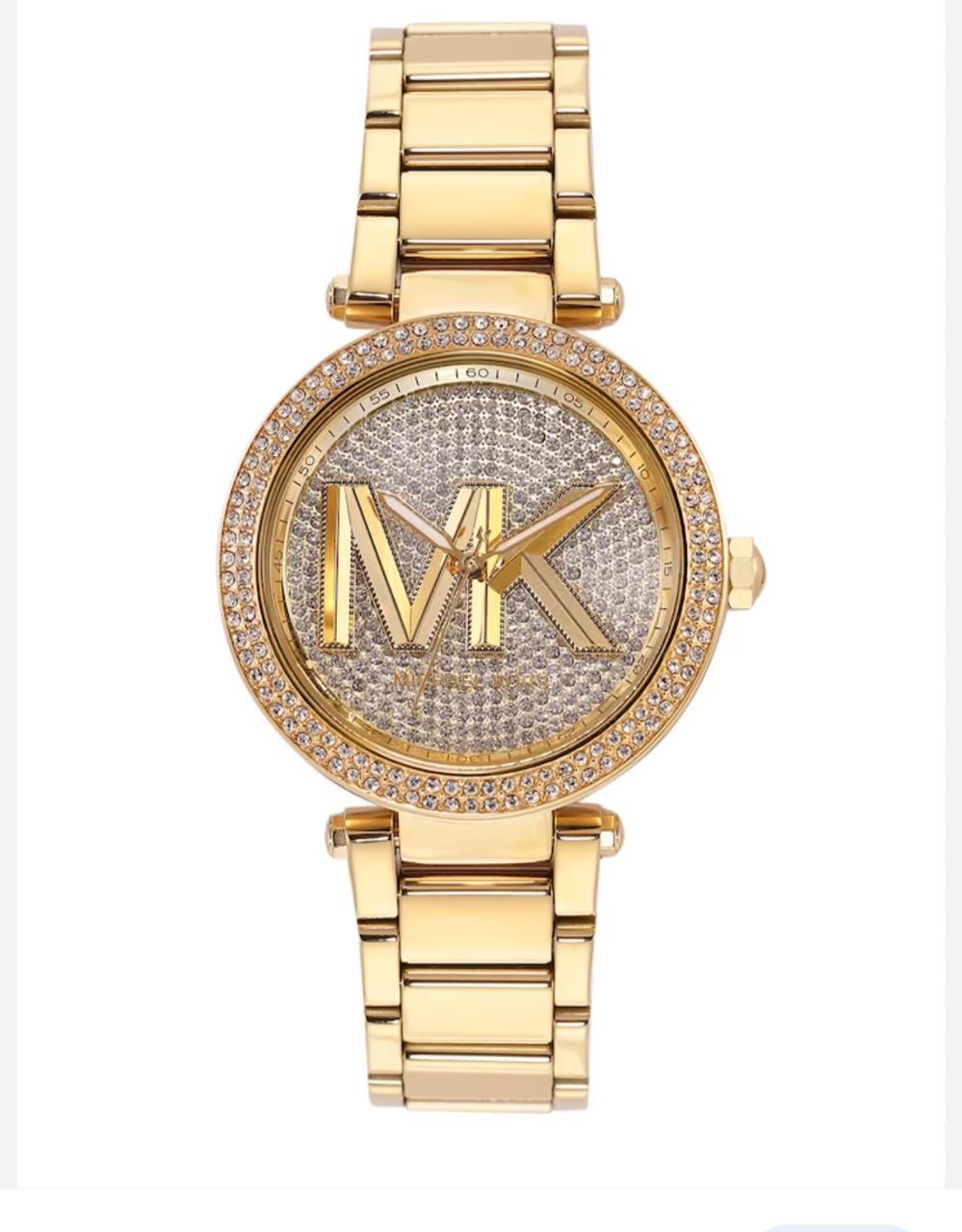 CIM Gold Chain Diamond Dial Ladies Watch 901638