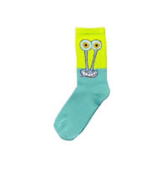 SPONGEBOB Neon Sea Green Colour Imported Unisex Socks 987720