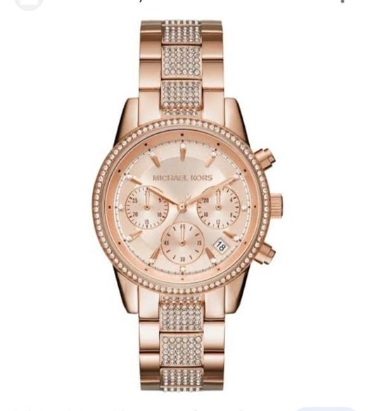 CIM Copper Diamonds Chain Copper Dial Ladies Watch 901640