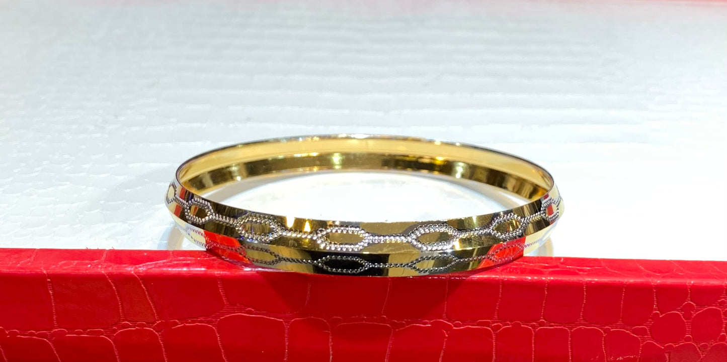 Designer Gold Silver Premium Quality Unisex kada 820011