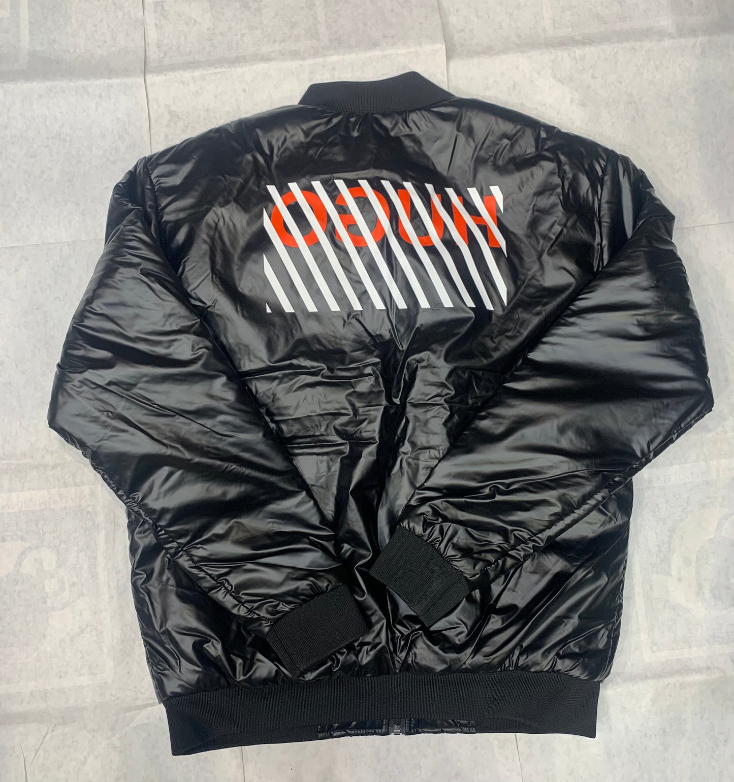 HUG GUH Black Colour With GUH Back Print Premium Quality Puffer Jacket 93308