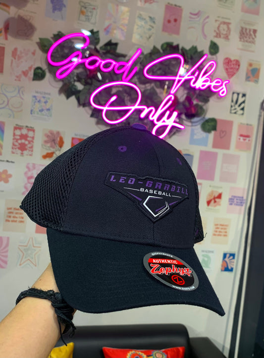 PEZ Black Colour Embroidery Premium Quality Cap 73011