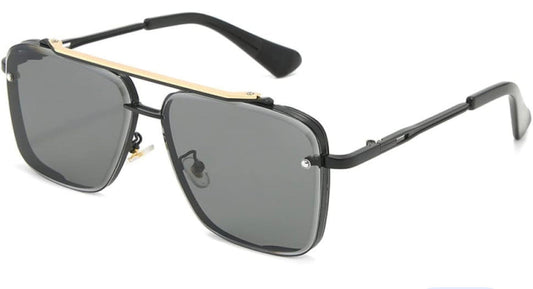 TID Black Frame Black Shade Unisex Sunglass 01K 62 13-135