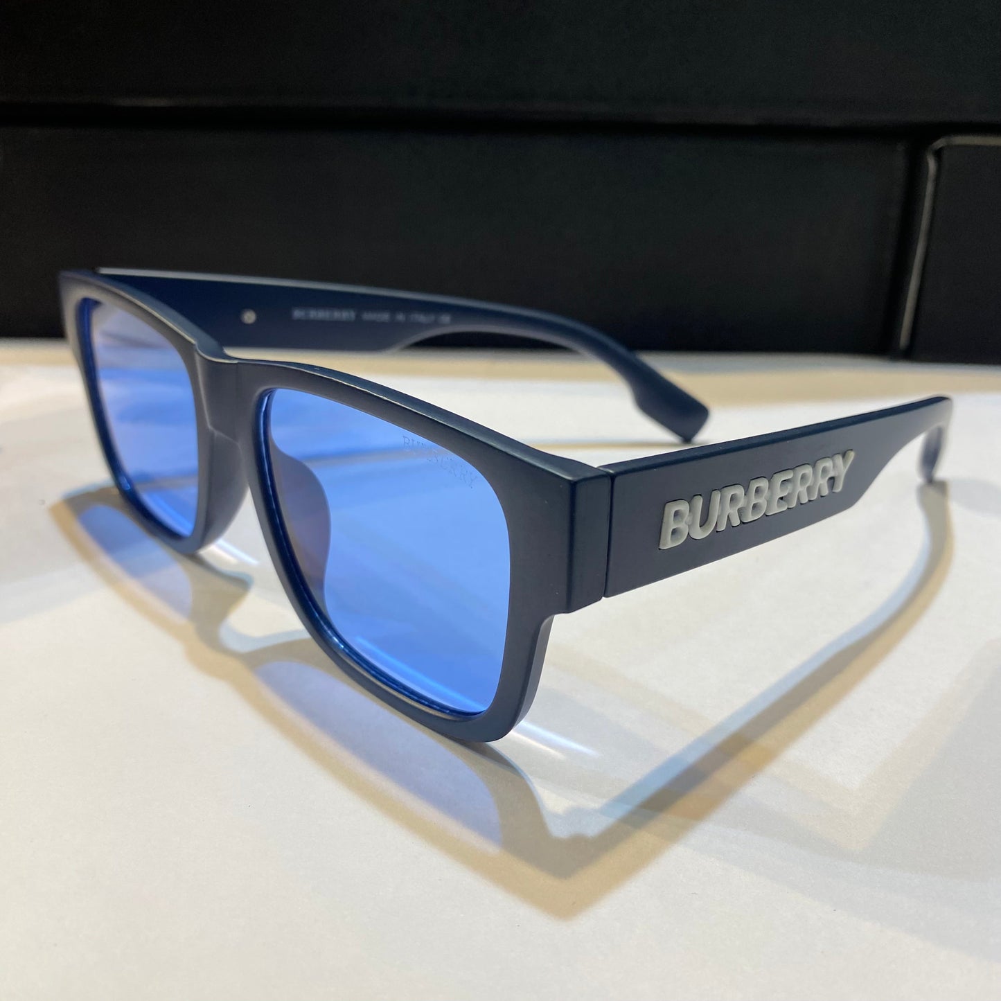 Rub Blue Frame Blue Shade Unisex Sunglass B4358 55 19 140