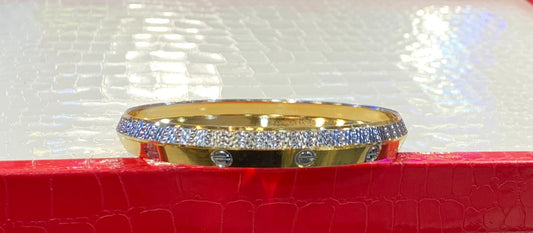 Designer Gold Premium Quality Unisex kada 820009