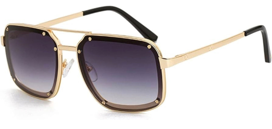 RAC Golden Frame Purple Shade Unisex Sunglass CT0194S 58 17-140