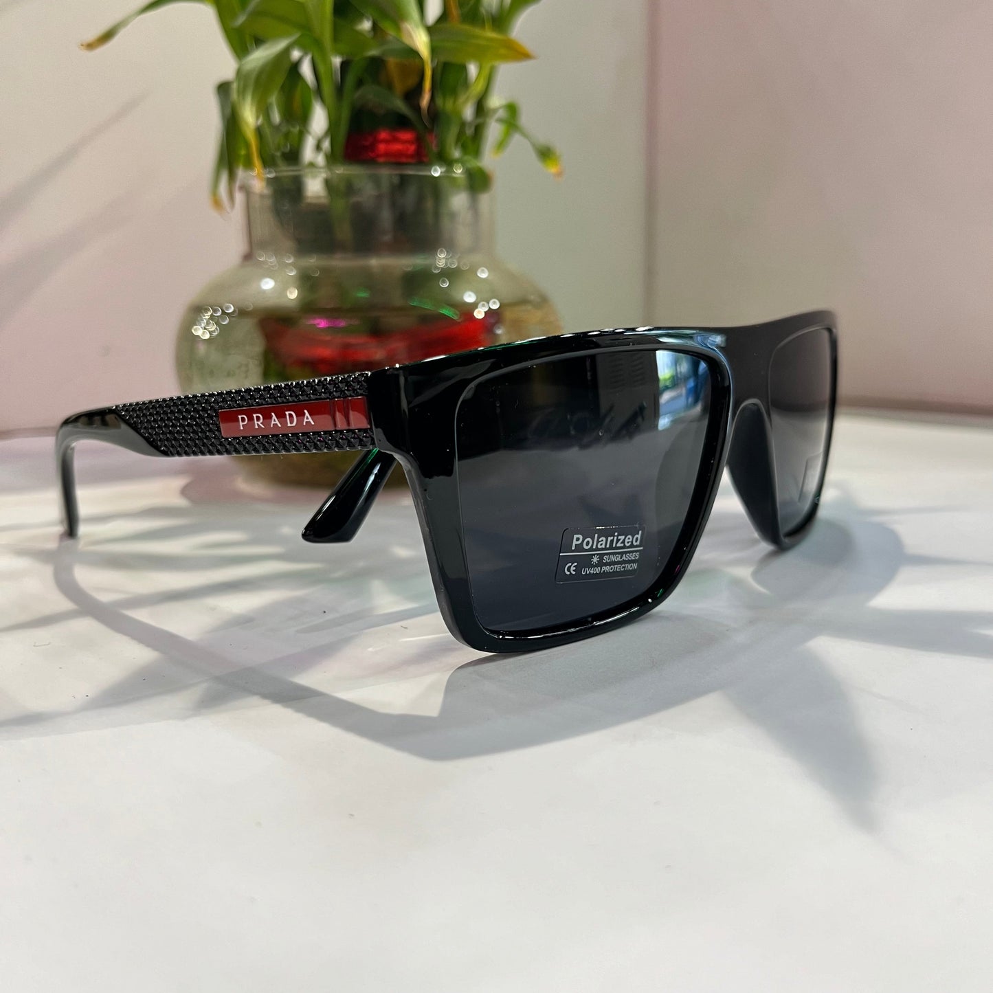 Arp Black Frame Black Shade Heavy Quality Sunglass P973C15816135 ￼